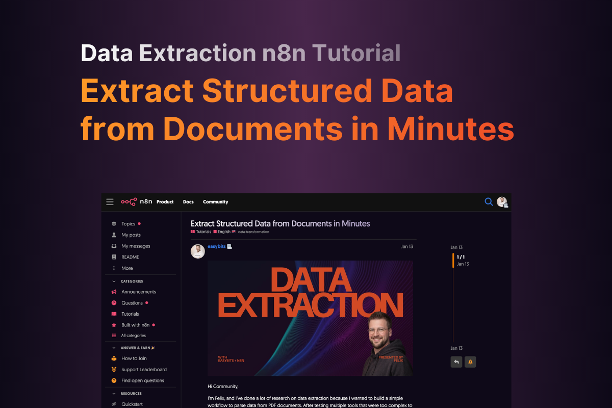 Extract Structured Data from Documents in Minutes